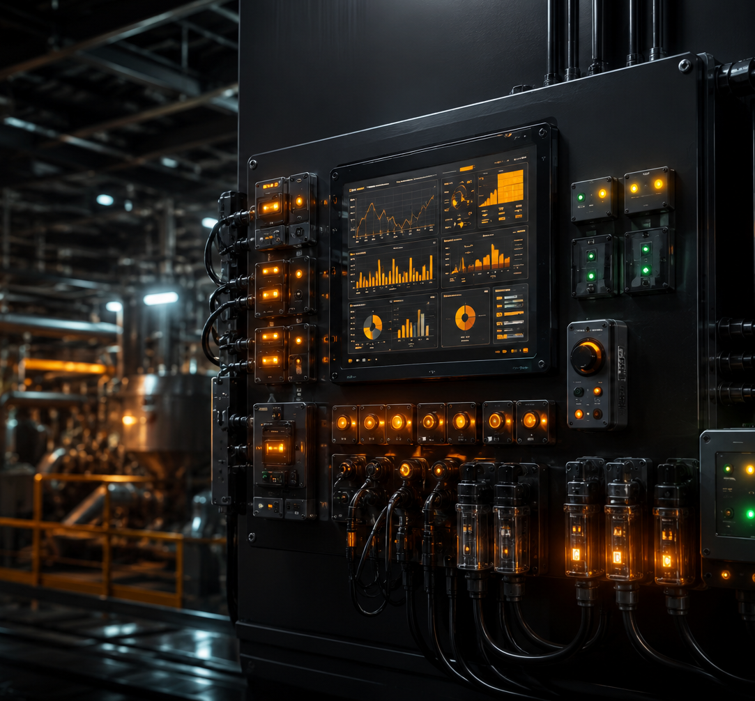 Painel de monitoramento industrial Solarprobe
